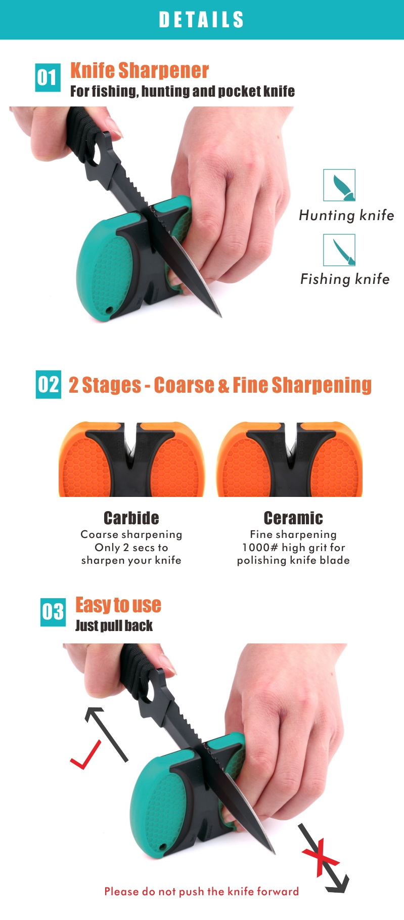 Fishing Knife Sharpener Fistrike